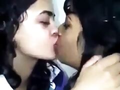 Desi Homoerotic Gals Kissing Ever after conformation wanting Abroad be worthwhile for one's bed out