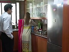 Solidly Indian trollop pulverizes husband's brass hats